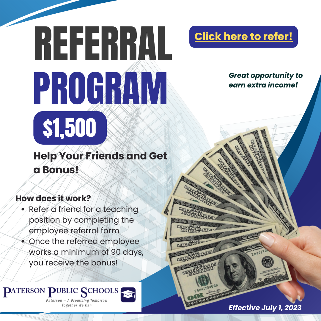 Referral Program. Download PDF for more details.